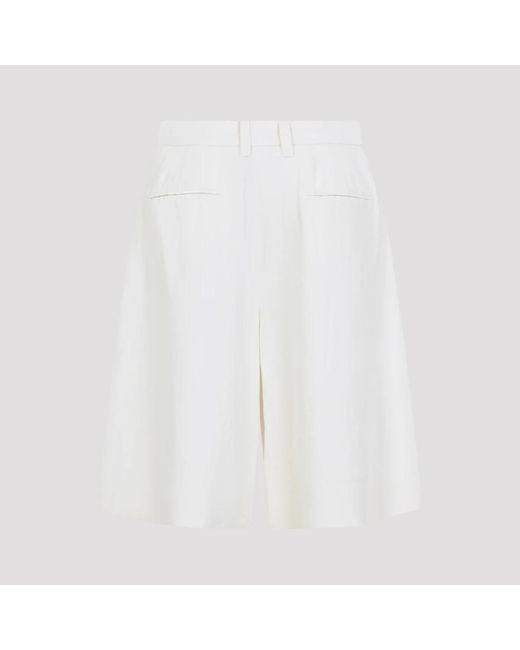 Max Mara White Casual Shorts