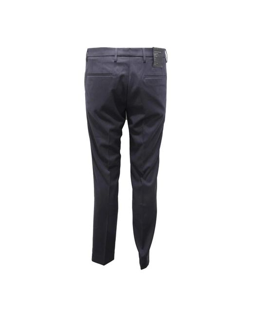 Michael Coal Blue Slim-Fit Trousers for men