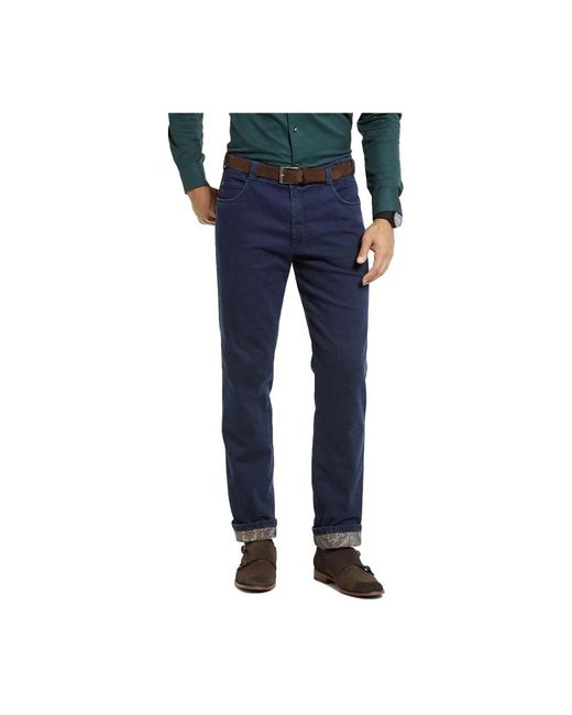 Meyer Diego Chino in het Blue voor heren