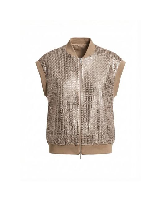 Peserico Brown Vests
