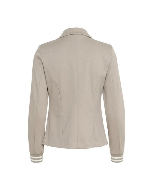Kaffe Jassen ,Grijs ,Klassieke Blazer Met Strepen in het Gray