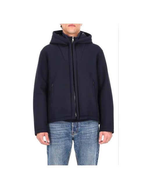 Herno Jassen ,Blauw ,Polyester 3-Layer Scuba Jacket in het Blue voor heren
