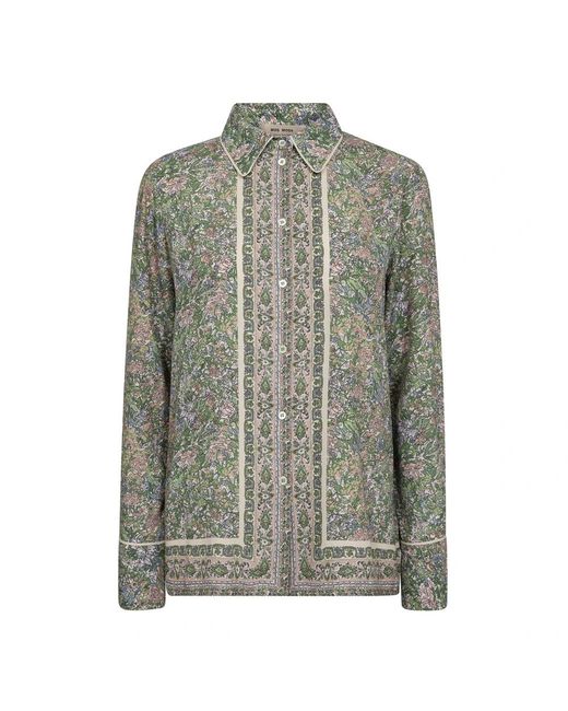 Mos Mosh Overhemden ,Veelkleurig ,Shirt in het Green
