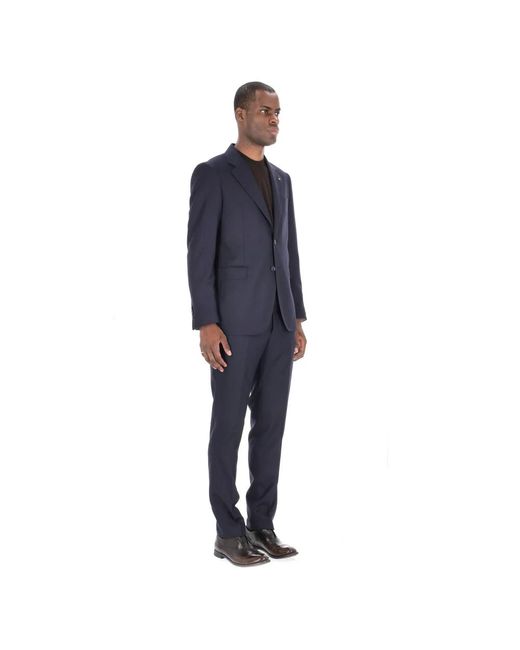 Tagliatore Single Breasted Suits in het Blue voor heren