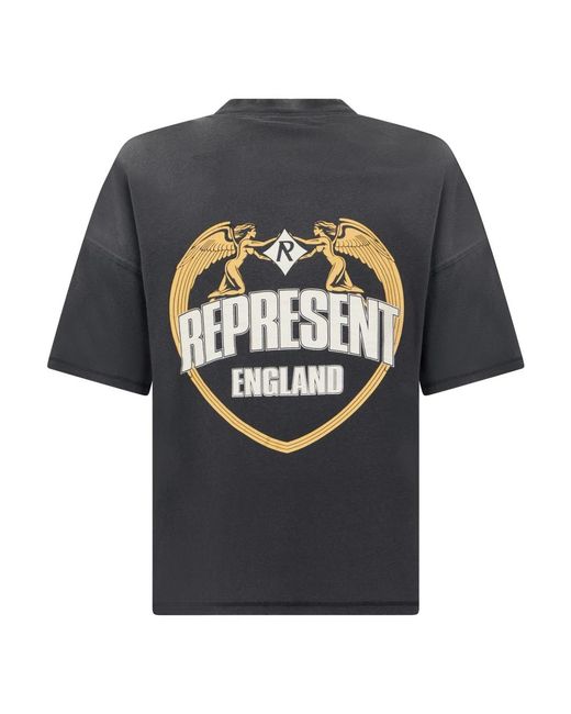Represent Black T-Shirts for men