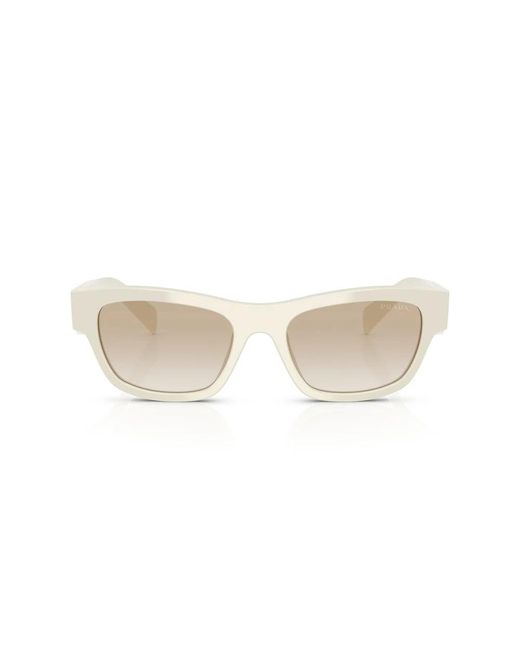Prada White Sunglasses