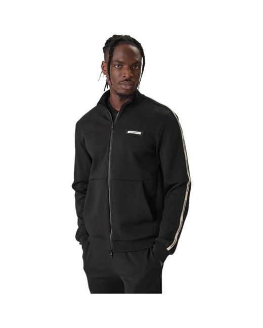 EA7 Sweatshirt Met Ritssluiting in het Black voor heren