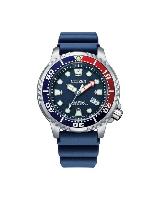 Citizen Sport-Uhr Aus Gummi Mit Strapazierfähigem Armband in Blue für Herren