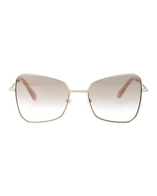 Swarovski Metallic Stilvolle sonnenbrille für frauen