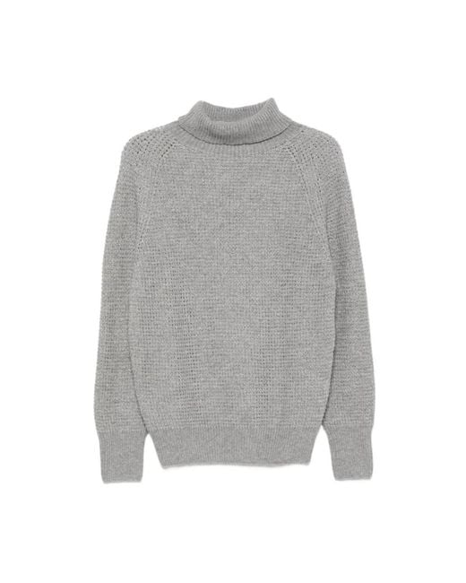 D.exterior Gray Turtlenecks