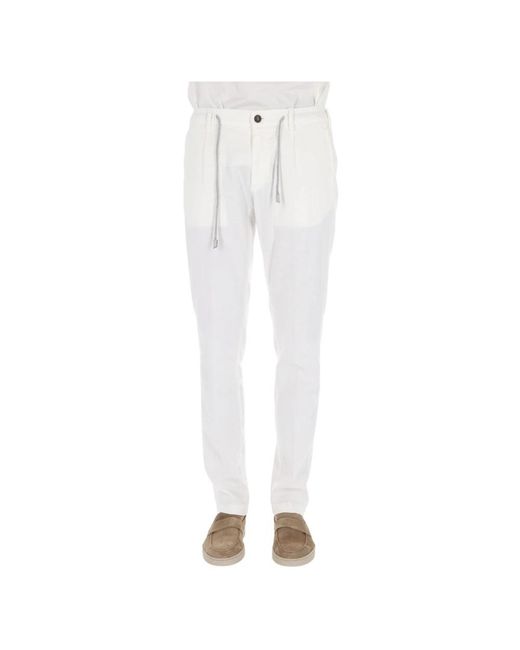 Eleventy Pantalone Jogger in het White voor heren