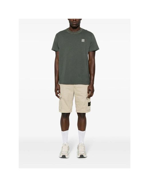 Stone Island Green T-Shirts for men