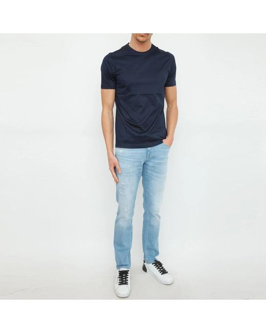 Corneliani Blue T-Shirts for men