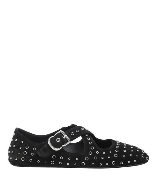 Alaïa Black Ballerina Shoes