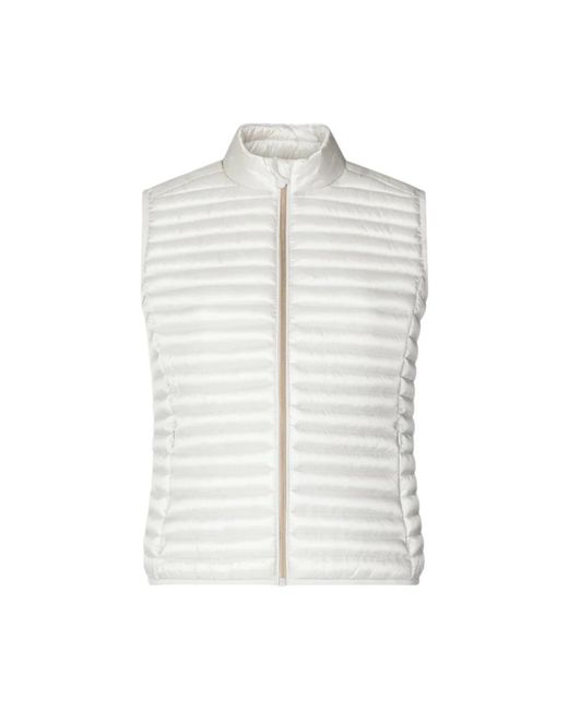 Save The Duck Jassen ,Wit ,Witte Jas Met Plumtech Padding in het White