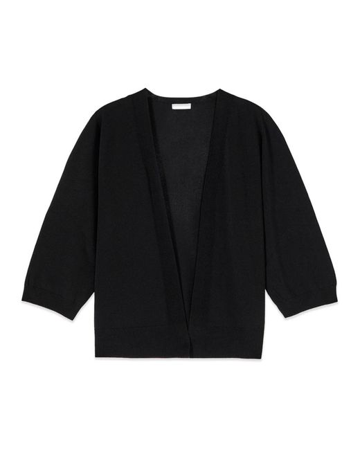 Oltre Viscose Blend Cardigan in het Black