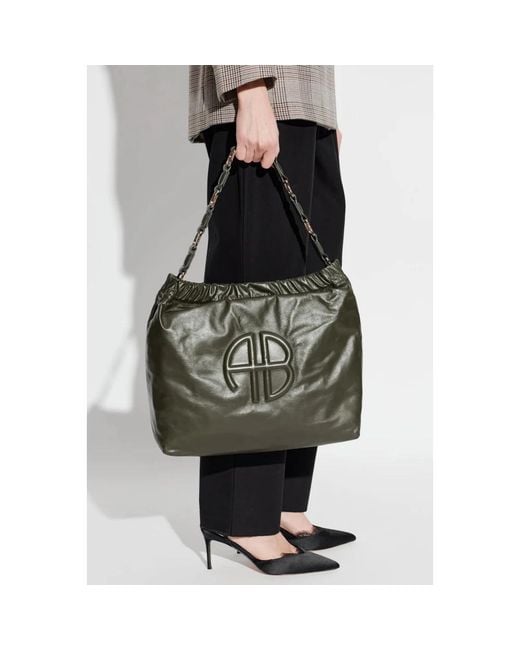 Anine Bing Green Tote Bags