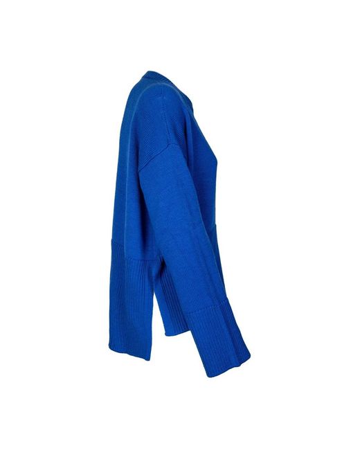 Dondup Blue Round-Neck Knitwear