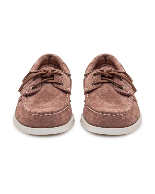 Sebago Brown Boat Shoes for men