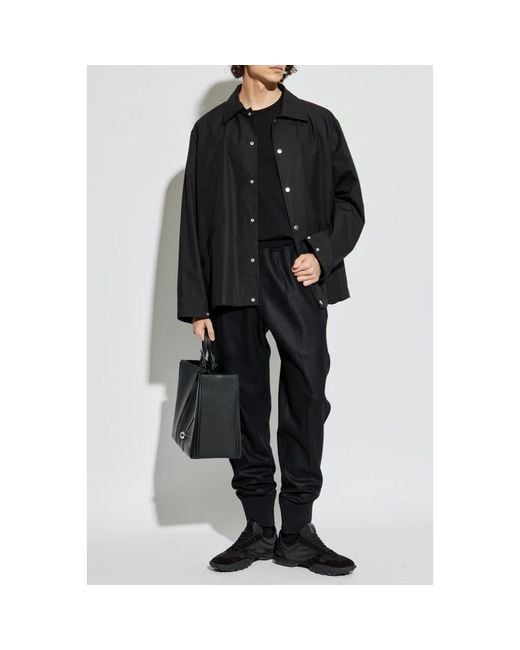 Jil Sander Black Light Jackets for men