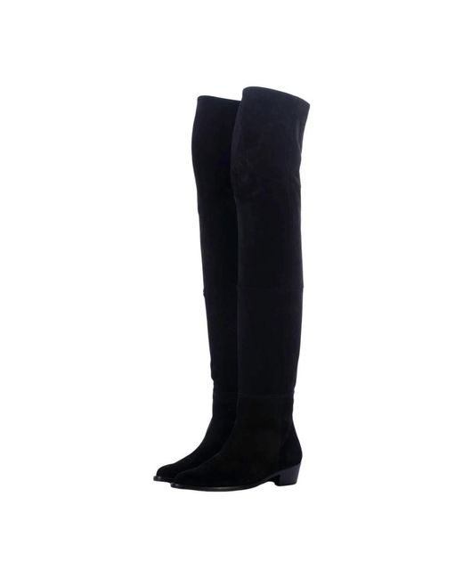 Toral Black Over-Knee Boots