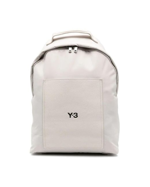Y-3 White Backpacks for men