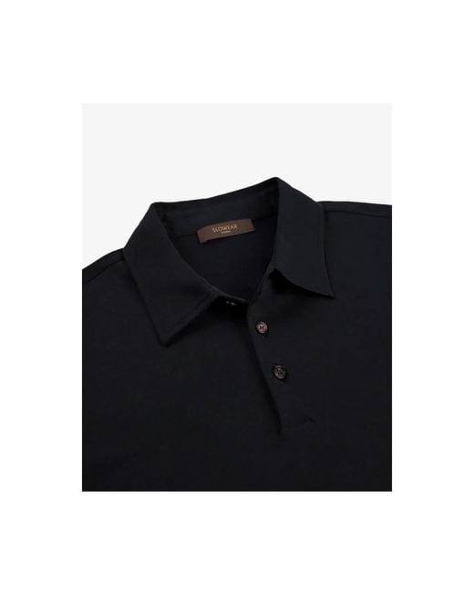 Zanone Black Polo Shirts for men