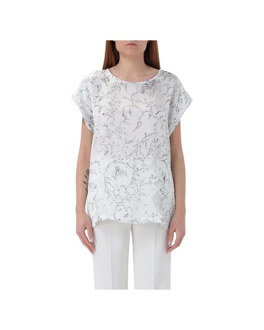 Blouses & shirts > blouses Fabiana Filippi en coloris Gray