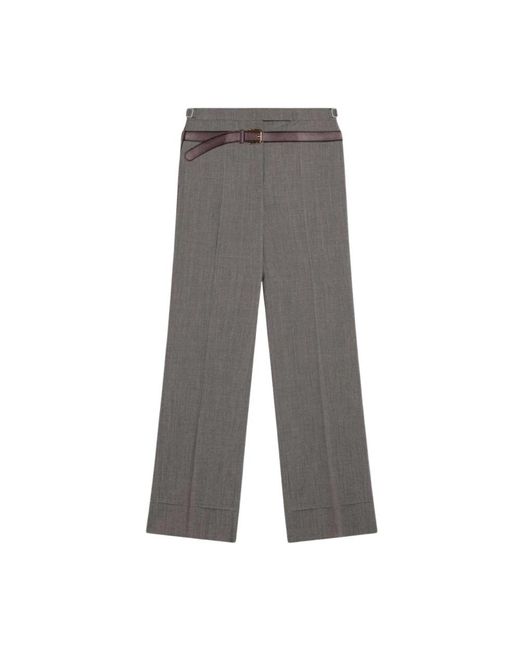 Prada Gray Wide Trousers