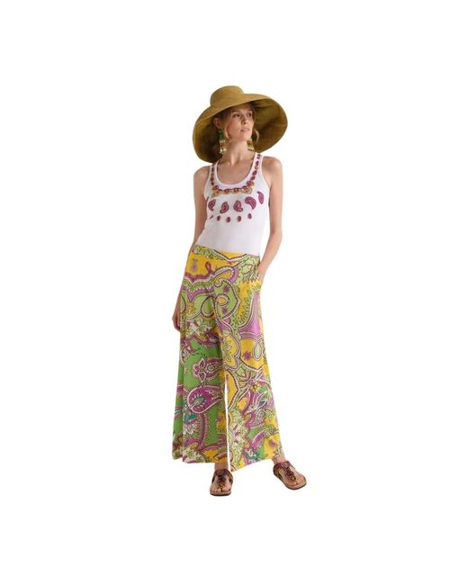 Maliparmi Metallic Wide Trousers