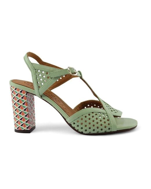 Chie Mihara Green High Heel Sandals