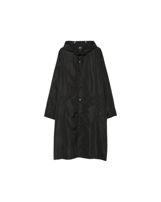 Rain Jackets A.P.C. de hombre de color Black