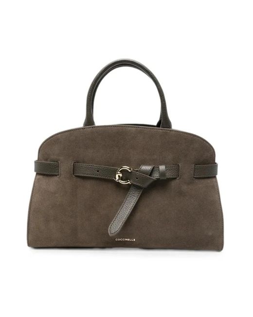 Coccinelle Brown Shopping Bags