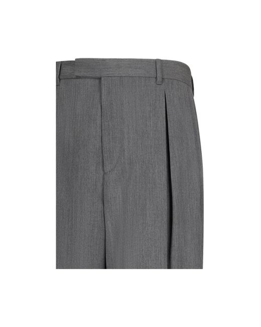 Dior Gray Wide Trousers for men