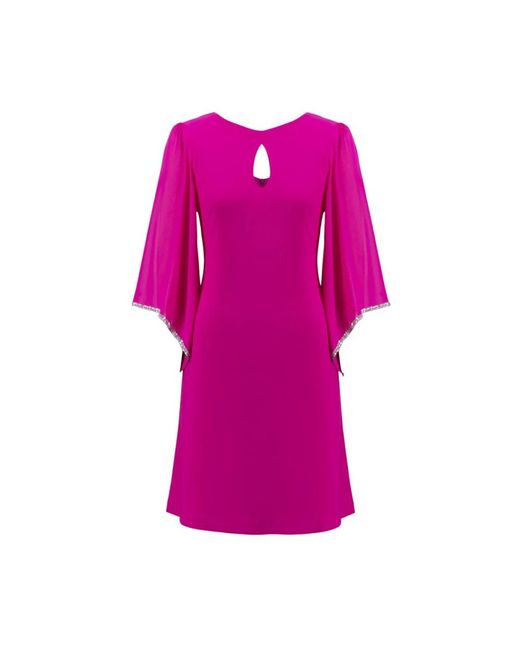 Joseph Ribkoff Purple Short Dresses