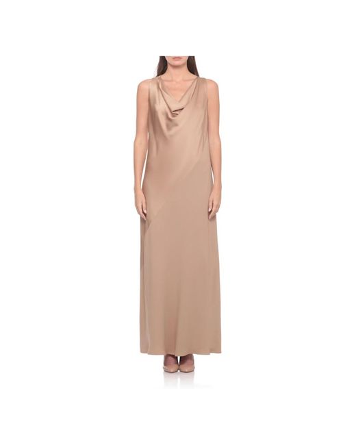 Maxi Dresses Antonelli de color Natural