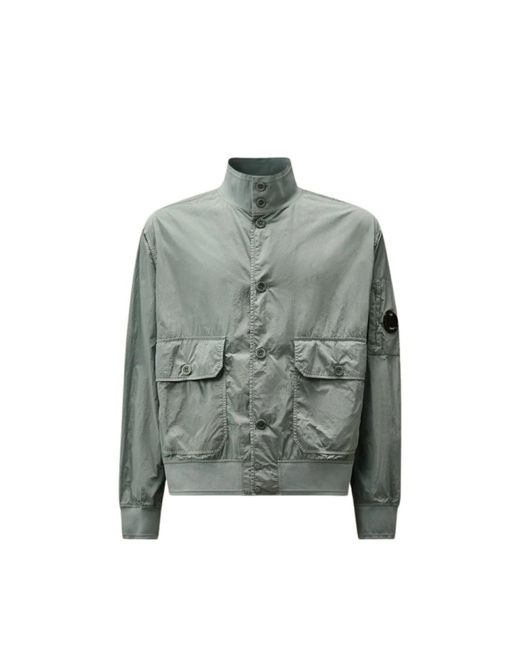 C P Company Stilvolle Jacke Mit Vollen Knöpfen in Gray für Herren