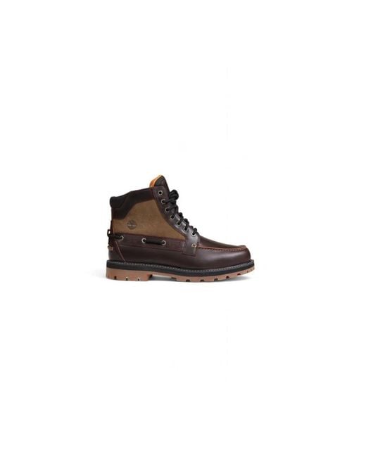 Timberland Brown Lace-Up Boots for men