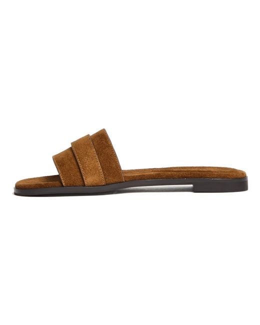 Tory Burch Brown Sliders