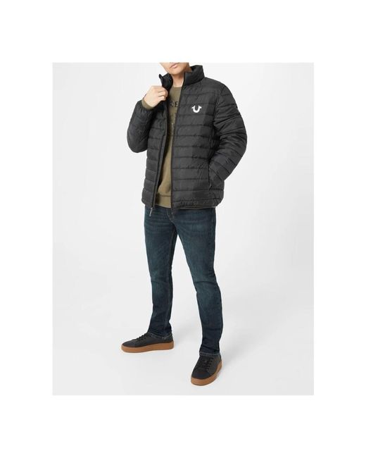 True Religion Horseshoe logo daunenjacke in Black für Herren