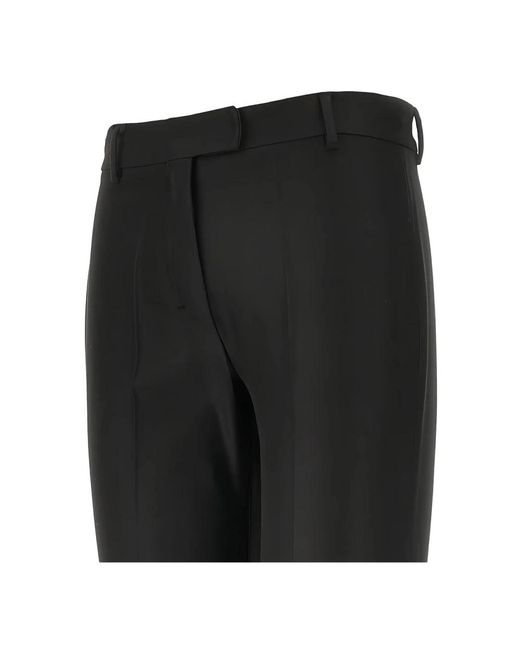 Max Mara Black Slim-Fit Trousers