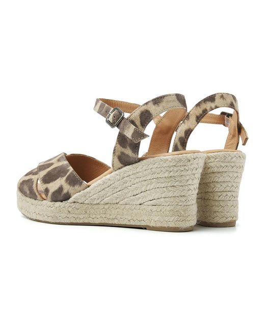 Wedges Via Vai en coloris Metallic