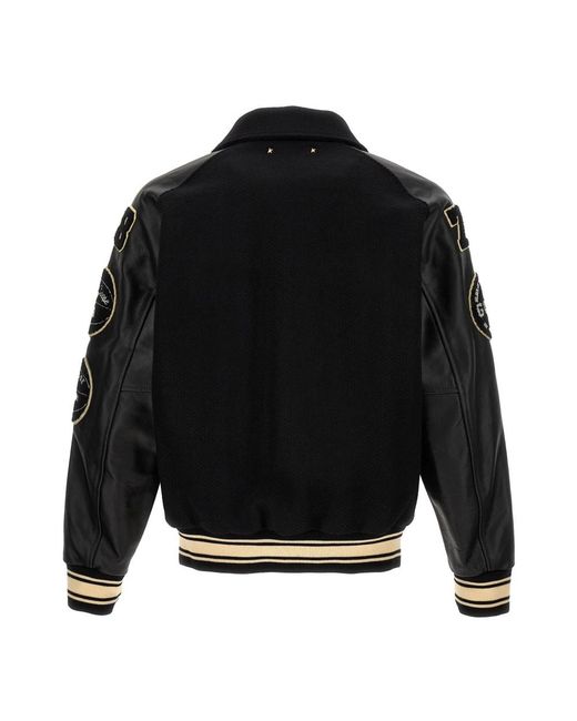 Golden Goose Deluxe Brand Black Bomber Jackets for men