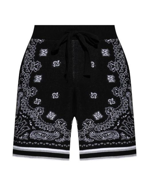 Amiri Black Casual Shorts for men
