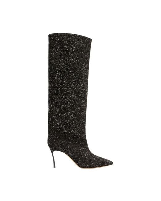 Casadei Universe Blade High Boot in het Black