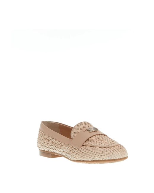 Casadei Natural Loafers
