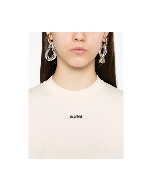 Jacquemus T-Shirts in het Natural