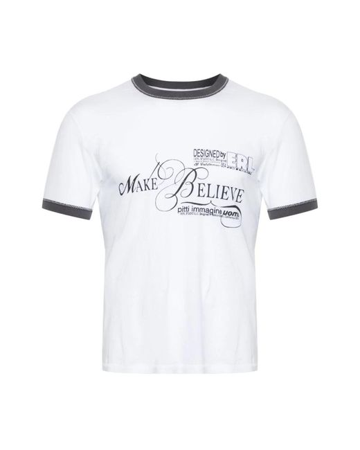 Tops > t-shirts ERL pour homme en coloris White