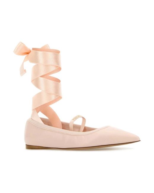 Ferragamo Pink Ballerinas