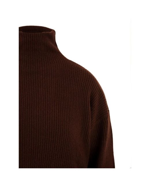 Not Shy Brown Turtlenecks